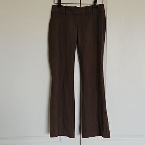 Jacob Women's Cropped Ankle Wide-Leg Pants Brown 0